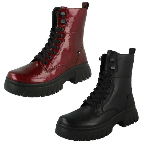 Rieker Ladies Rieker Combat Boots W1870
