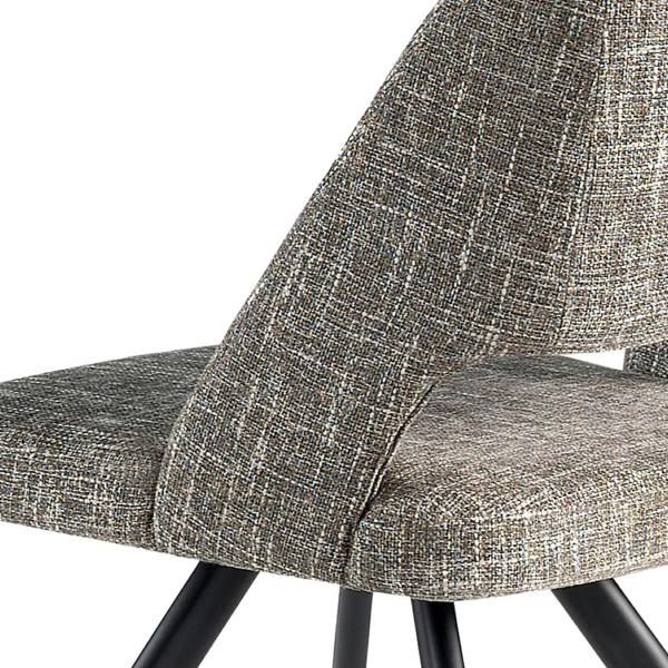 Angel Cerdá Grey Fabric Swivel Chair 4010