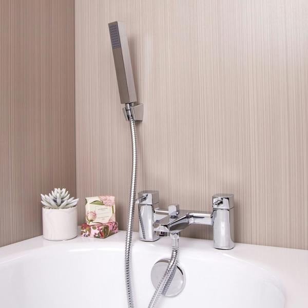 Flode Stortoppen Bath Shower Mixer Tap - Polished Chrome Finish