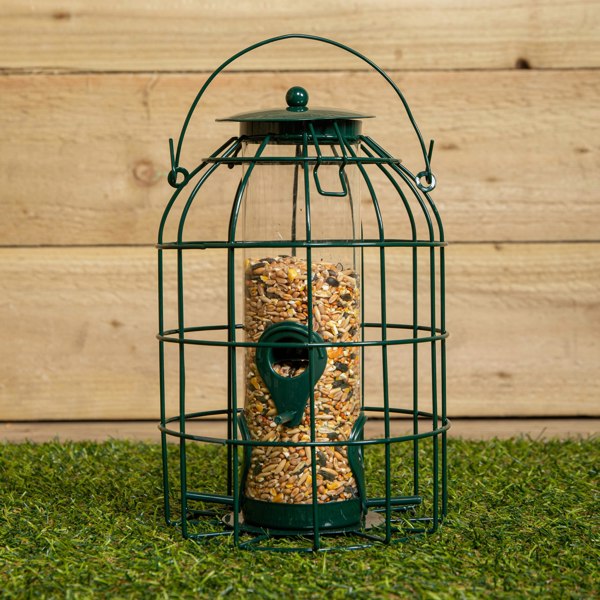 Samuel Alexander Pack of 3 Hanging Nut Seed & Fat Ball Bird Feeders with Squirrel Guard