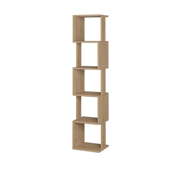 Decortie Piri 5 Tier Tall Freestanding Bookcase (H) 161cm