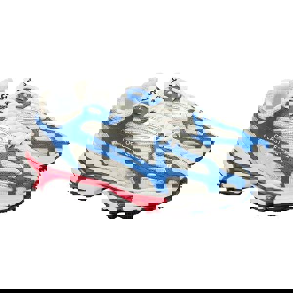 Lacoste Mens L003 2K24 Trainers - White/Blue/Red - 