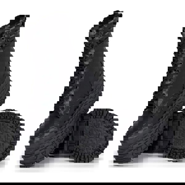 Buffalo FUSION LACE UP MID - Women’s Black Mid-Ankle Platform Boots