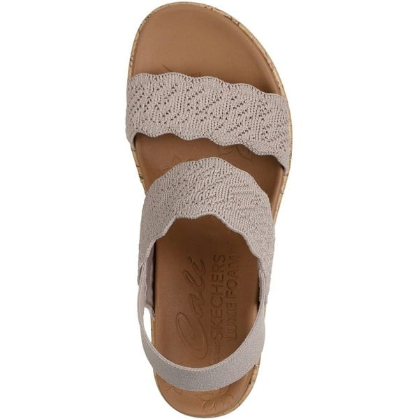 Skechers Beverlee Timeless Touch Textile Women's Taupe Sandals