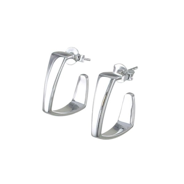 Edgy Hoop Earrings - Reeves & Reeves