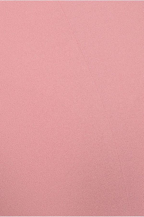 Off Shoulder Back Satin Bow Scuba Maxi Dress  - Blush Pink DR4708