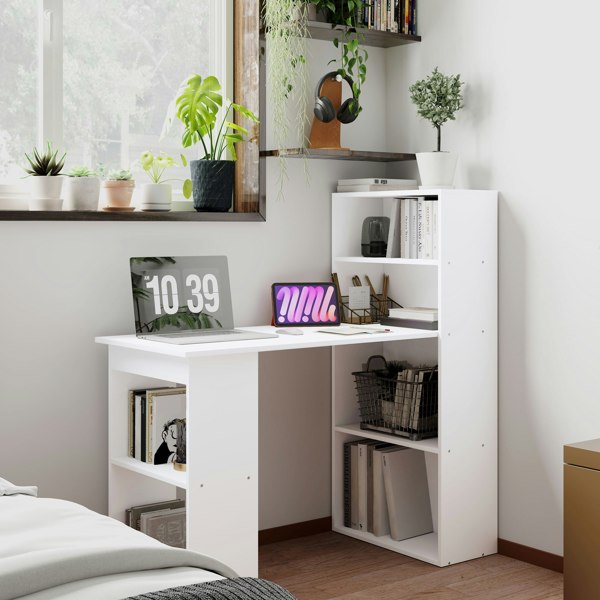 Desk with Shelves