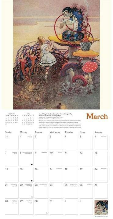 Alice's Adventures in Wonderland Calendar 2027