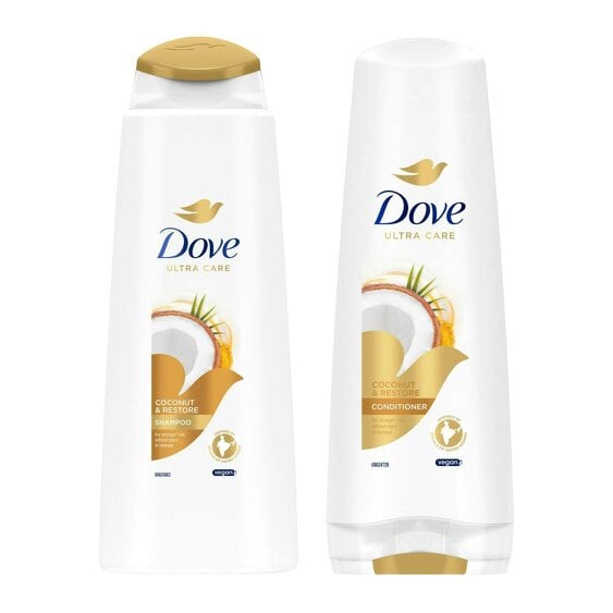 Dove Ultra Care Shampoo & Conditioner - Coconut Restore, Bio Restore Technology