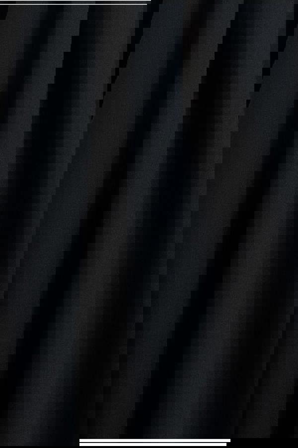 Halter Neck Pleated A-Line Midaxi Dress - Black DR4630