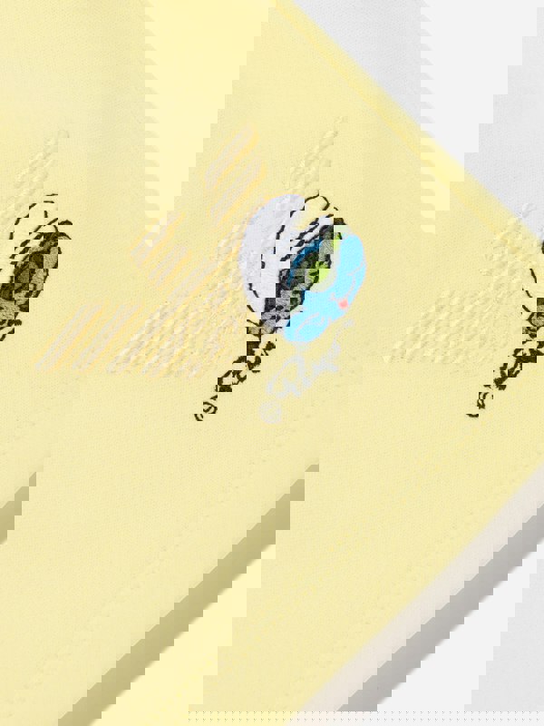 Emporio Armani Boys Smurf Logo Shorts in Yellow