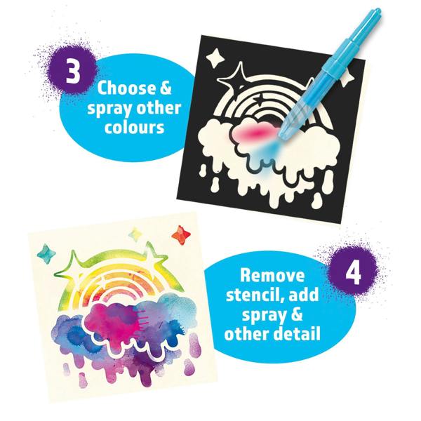 BLOPENS Tie Dye Style – Colour Blending Airbrush Kit
