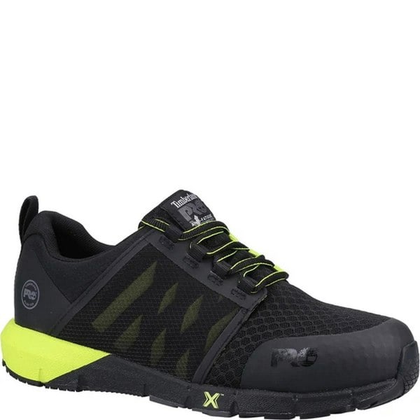 Timberland Mens Radius Work Trainers - Black/Hi Vis Yellow