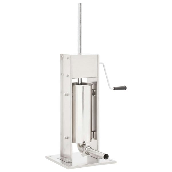 Berkfield Manual Sausage Stuffer Silver 5 L Stainless Steel