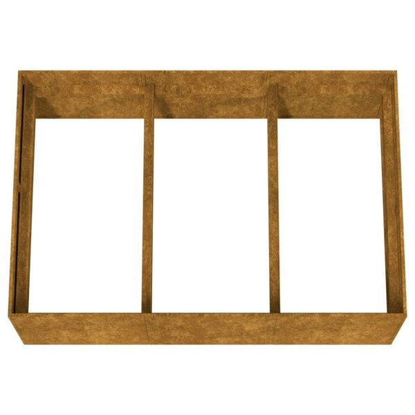 Berkfield Garden Raised Bed 120x80x40 cm Corten Steel