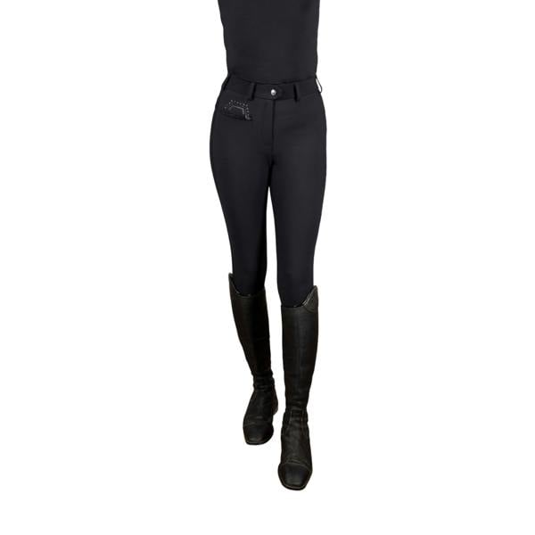 Coldstream Girls Next Generation Hamilton Diamante Breeches - Black