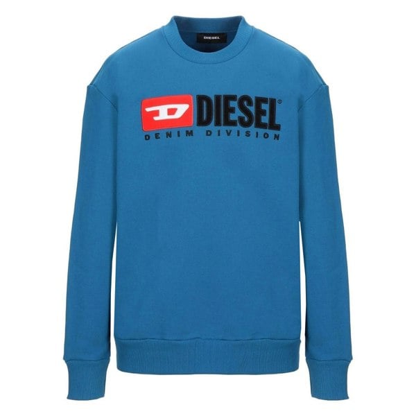Diesel Divison Logo Blue Sweatshirt