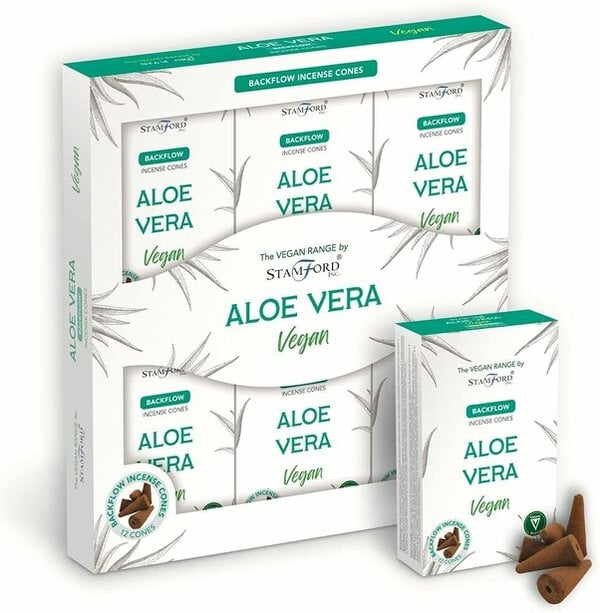 Stamford Vegan Backflow Incense Cones for Home Fragrance, 72 cones