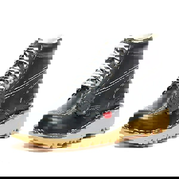 Kickers Kick Hi Core Leather Men's Navy/Natural Boots