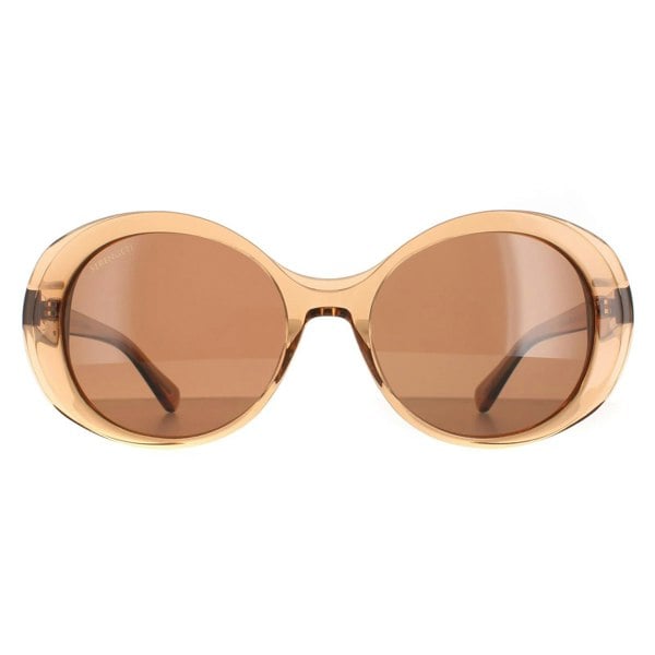 Serengeti Sunglasses Bacall SS541004 Transparent Sand Beige Polarized Drivers
