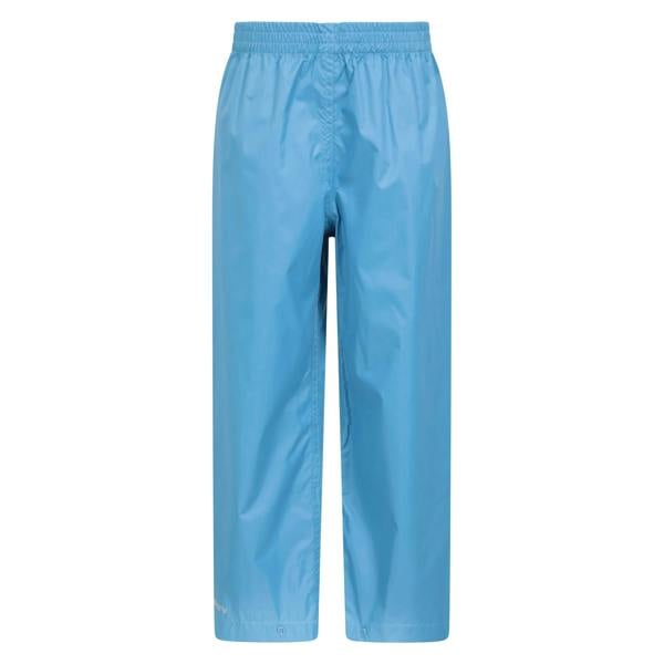 Mountain Warehouse Childrens/Kids Pakka II Waterproof Over Trousers - Blue - 