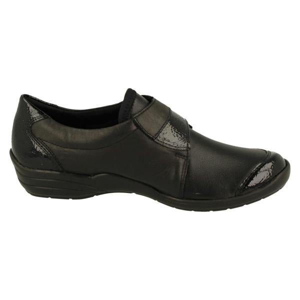 Remonte Ladies Remonte Hook And Loop Wide Fitting Shoes R7600