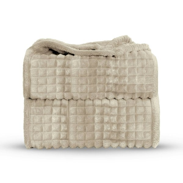 Velosso Chunky Cord Waffle Plush Heavy Blanket - 150cm x 200cm