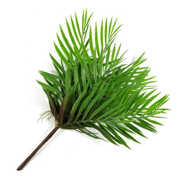 Leaf 40cm Artificial Bamboo Palm Bush Plant