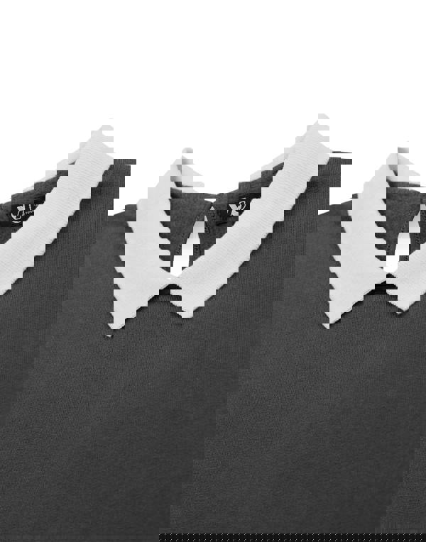 Wednesday Girls Black Unitas Est Invicta Sweatshirt Dress