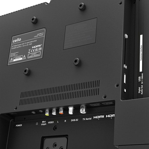 Cello C2224F Traveller 12-Volt Full HD Television with DVD