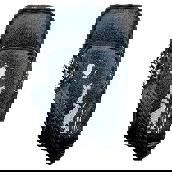 Fores Collection Moonlit Warren 3-Zip Crossbody Bag – Rabbit & Moon Appliqué –