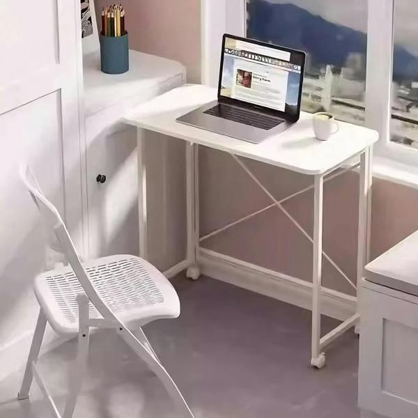 Havendro Folding Rolling Computer Desk Mobile Laptop Writing Study Workstation