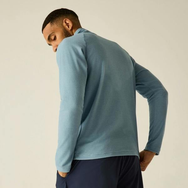 Regatta Great Outdoors Mens Montes Funnel Neck Fleece Jumper - Dusky Blue - 