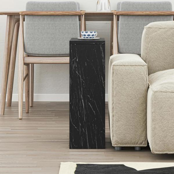 Decortie Simpi Slim End Table with Magazine Rack (H) 60cm