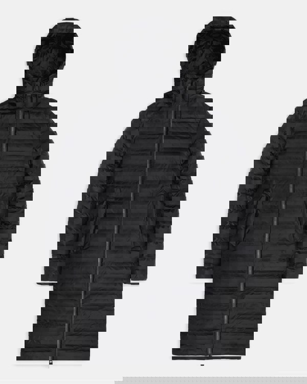 Rains Lohja Longer Puffer Jacket - 01 Black