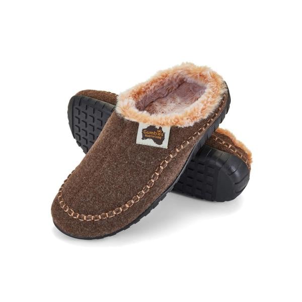 Gumbies Ossa Men's Slippers - Chocolate & Cream