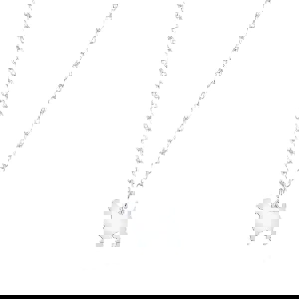 Mylee London Norfolk Terrier Silhouette Silver Necklace - Personalised
