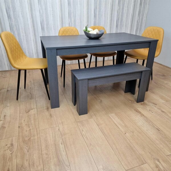 Kosy Koala Dining Table Set with 4 Chairs Dining Room, Kitchen table set of 4, and Bench