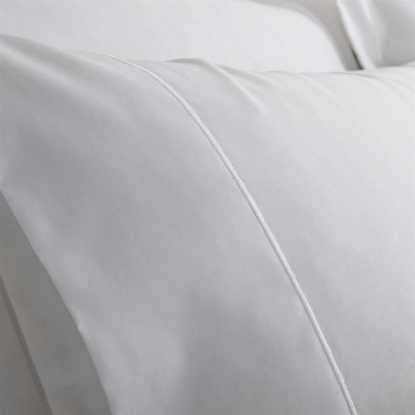 Luxury 800TC Cotton Sateen White Duvet Cover Set