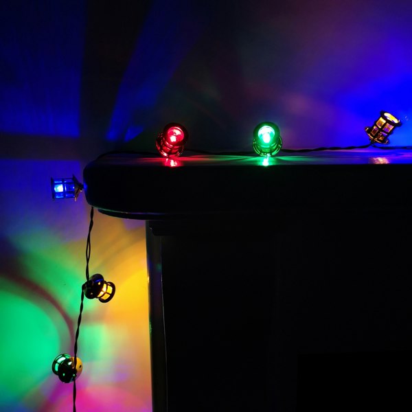 Samuel Alexander 40 LED 4m Indoor Outdoor LED Palace Cage Christmas Lights in Multicoloured