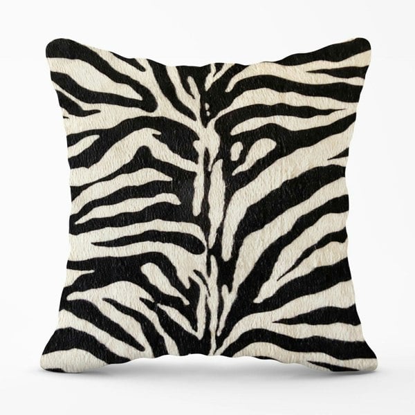 Warren Reed White Tiger Print Cushions 20% Discount