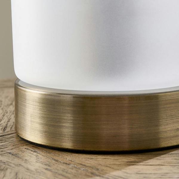 Kingsholm Antique Brass Touch Table Lamp
