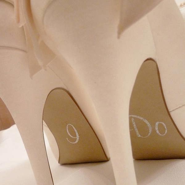 Abode Home & Gifts Personalised Wedding Shoe Stickers