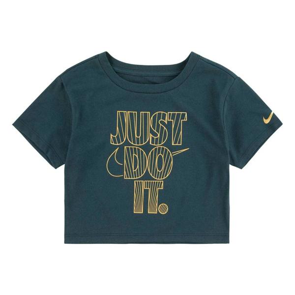 Nike Girls Shine Boxy T-Shirt - Green