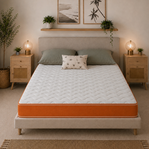 eXtreme Comfort Shorty Memory Foam Sprung Mattress - Coil Springs & Memory Foam Layer