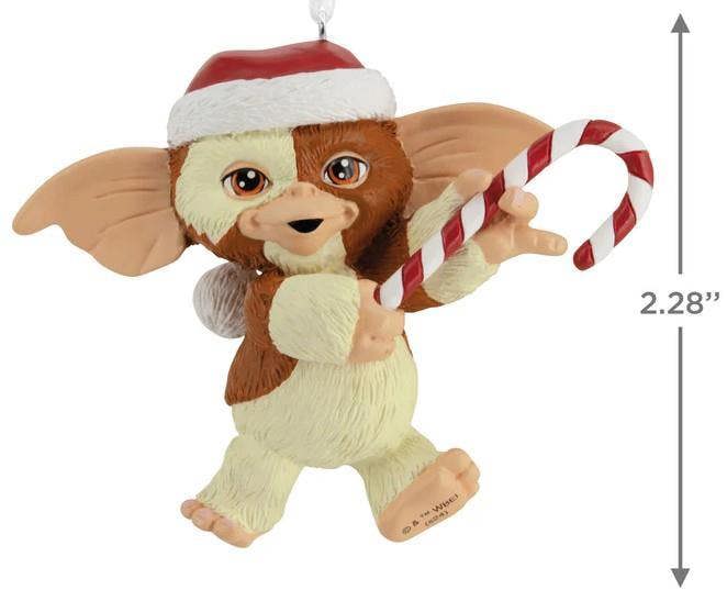 Gremlins - Gizmo with Candy Cane Christmas Tree Ornament