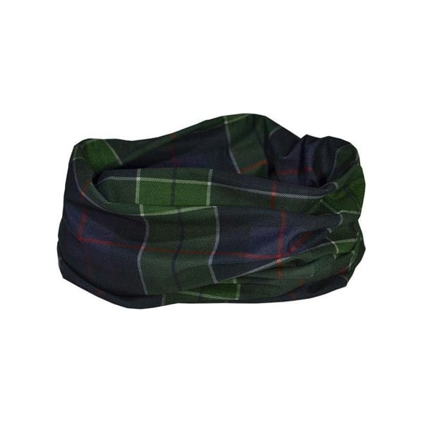 RUFFNEK® Scottish Tartan Neckwarmer – a stylish and functional tartan neck gaiter for winter walks, hikes, and showing your love for Scotland. Navy Blue/Green.
