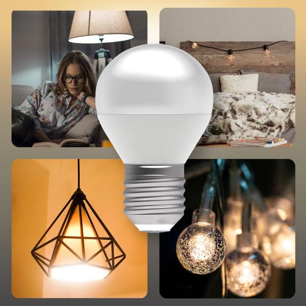 BELL Lighting Dimmable E27 LED Golf Ball Bulb 4.7W Light Bulb