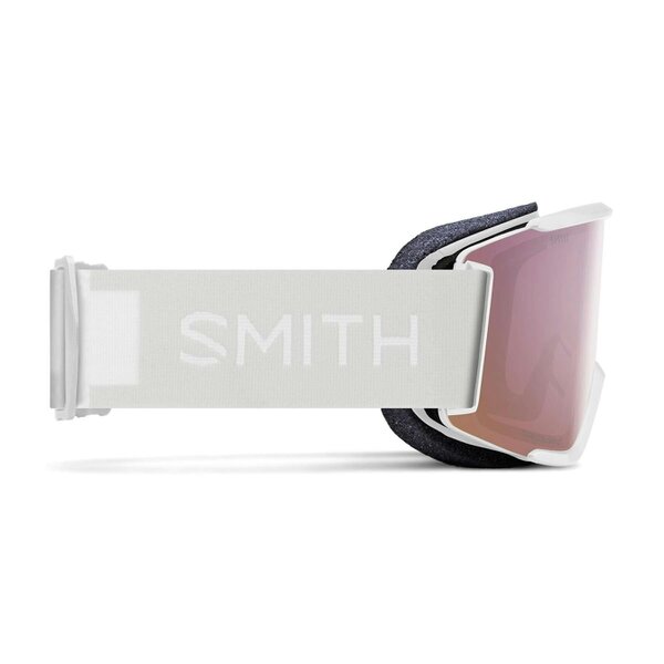 Smith Ski Goggles Squad S 33F M5 White Vapor ChromaPop Everyday Rose Gold Mirror & Clear