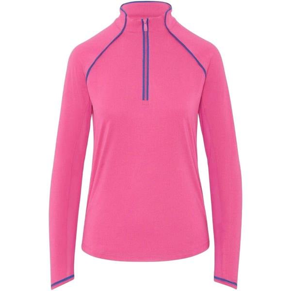 Original Penguin Womens/Ladies Quarter Zip Regular Sweatshirt - Pink - 